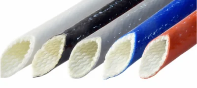 Плетеные шланги с защитой от тепла из стекловолокна с силиконовым покрытием для огнестойкости